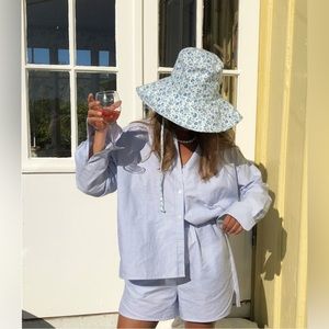 Blue Stripe Breezy Set